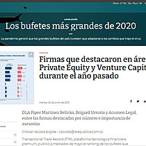 Firmas que destacaron en reas Private Equity y Venture Capital durante el ao pasado